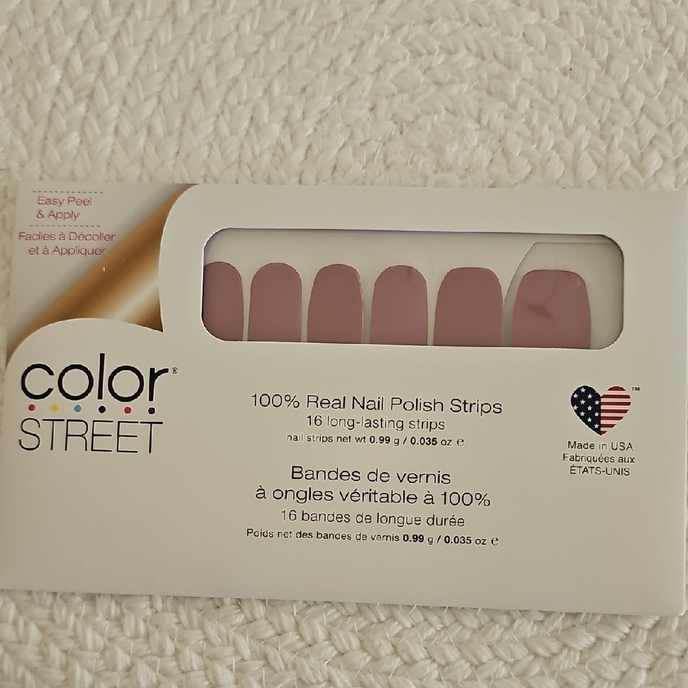 Color Street Mauve Nail Polish Strips